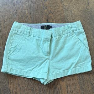 J. Crew Mint Green Women's Chino Shorts